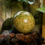 Rhyolite Sphere - helmsman - crystal