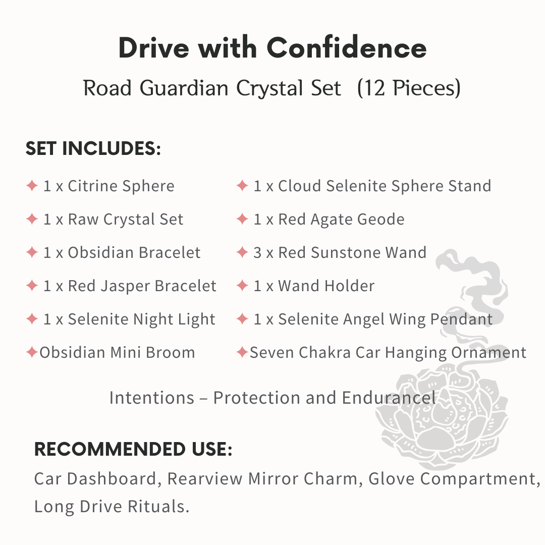 Road Guardian Gift Box - Helmsman Crystal - Healing Crystal