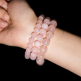 Rose Quartz Crystal Bracelet - helmsman - crystal