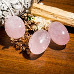 Rose Quartz Crystal Tumbled Stone Set - helmsman - crystal