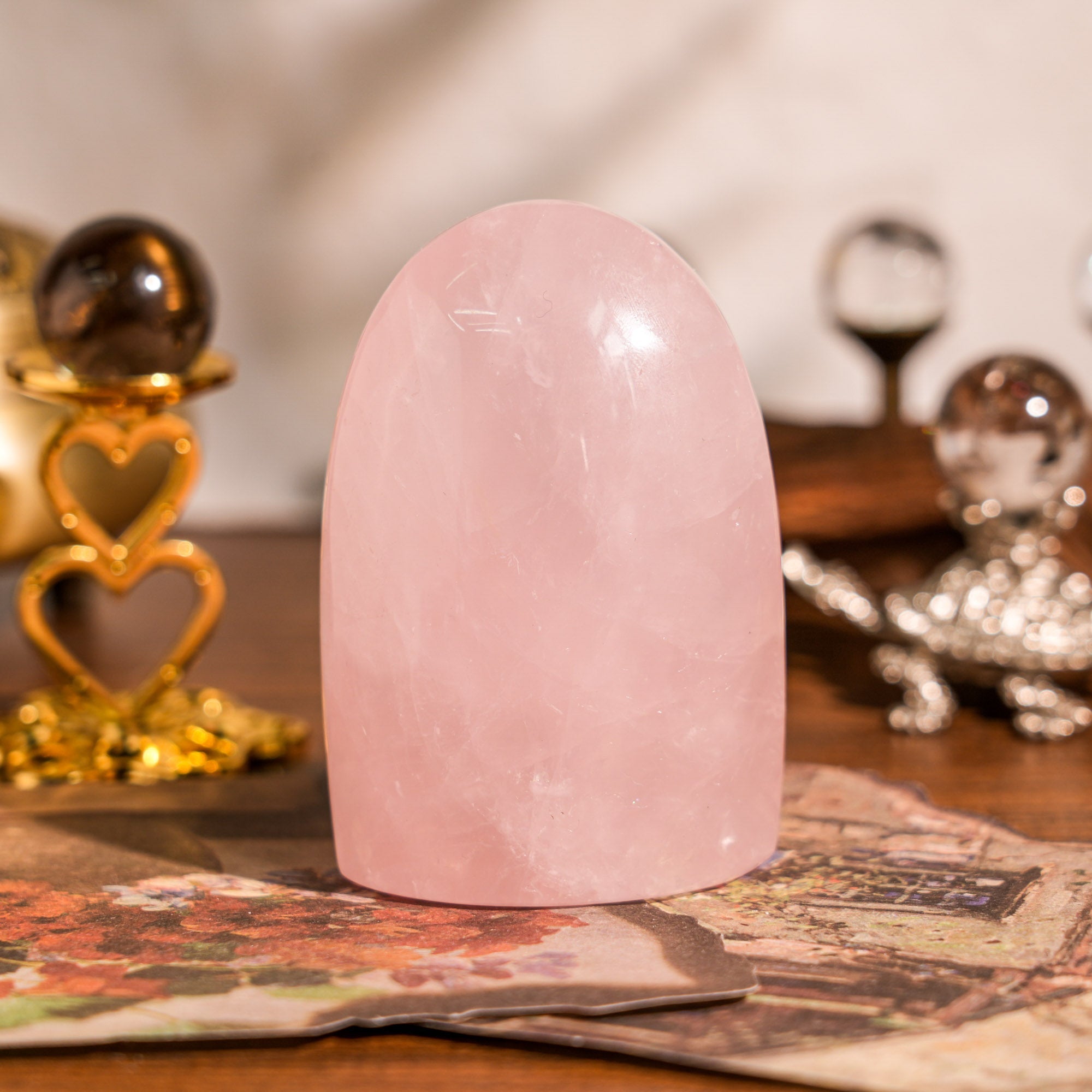 Rose Quartz Freeform - helmsman - crystal