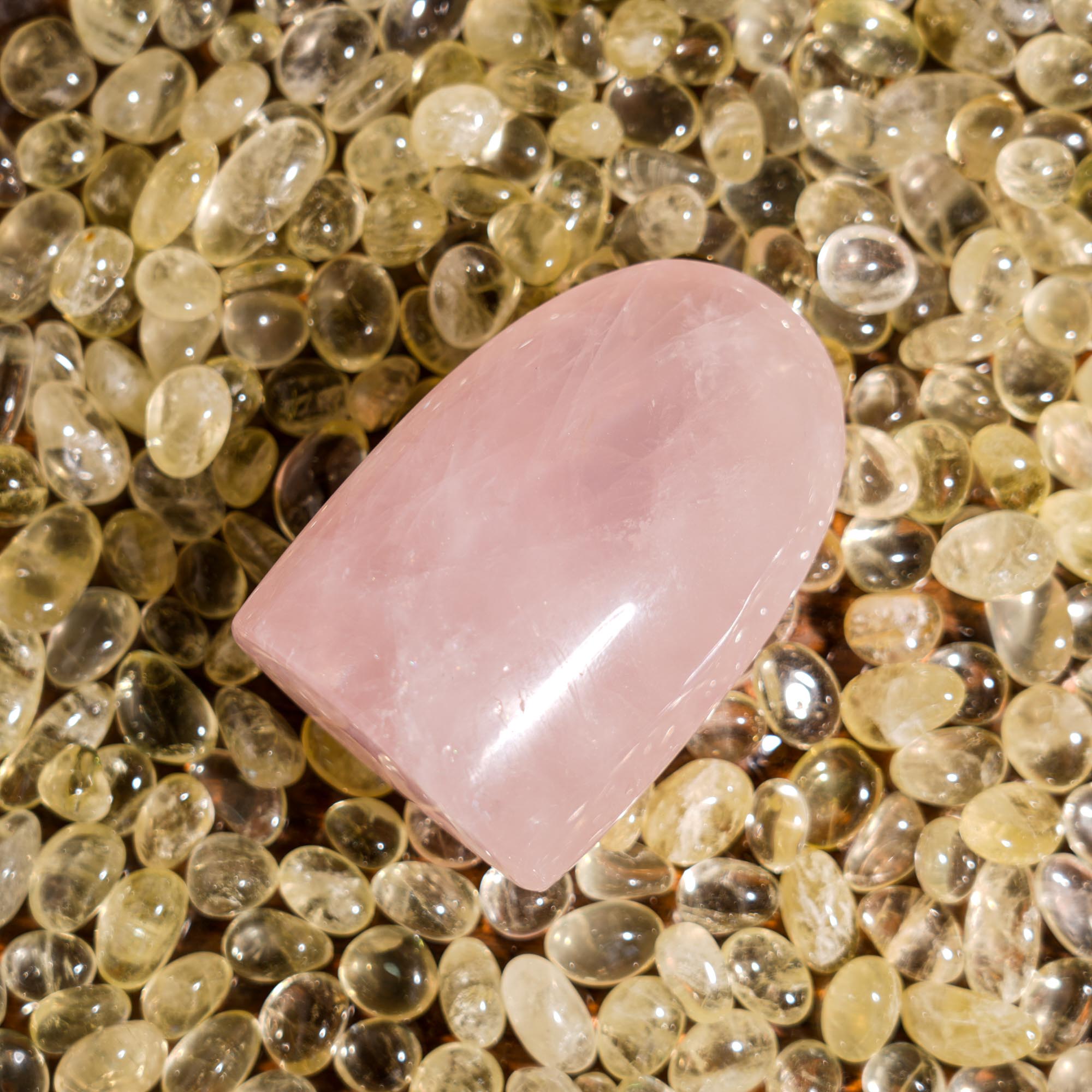 Rose Quartz Freeform - helmsman - crystal