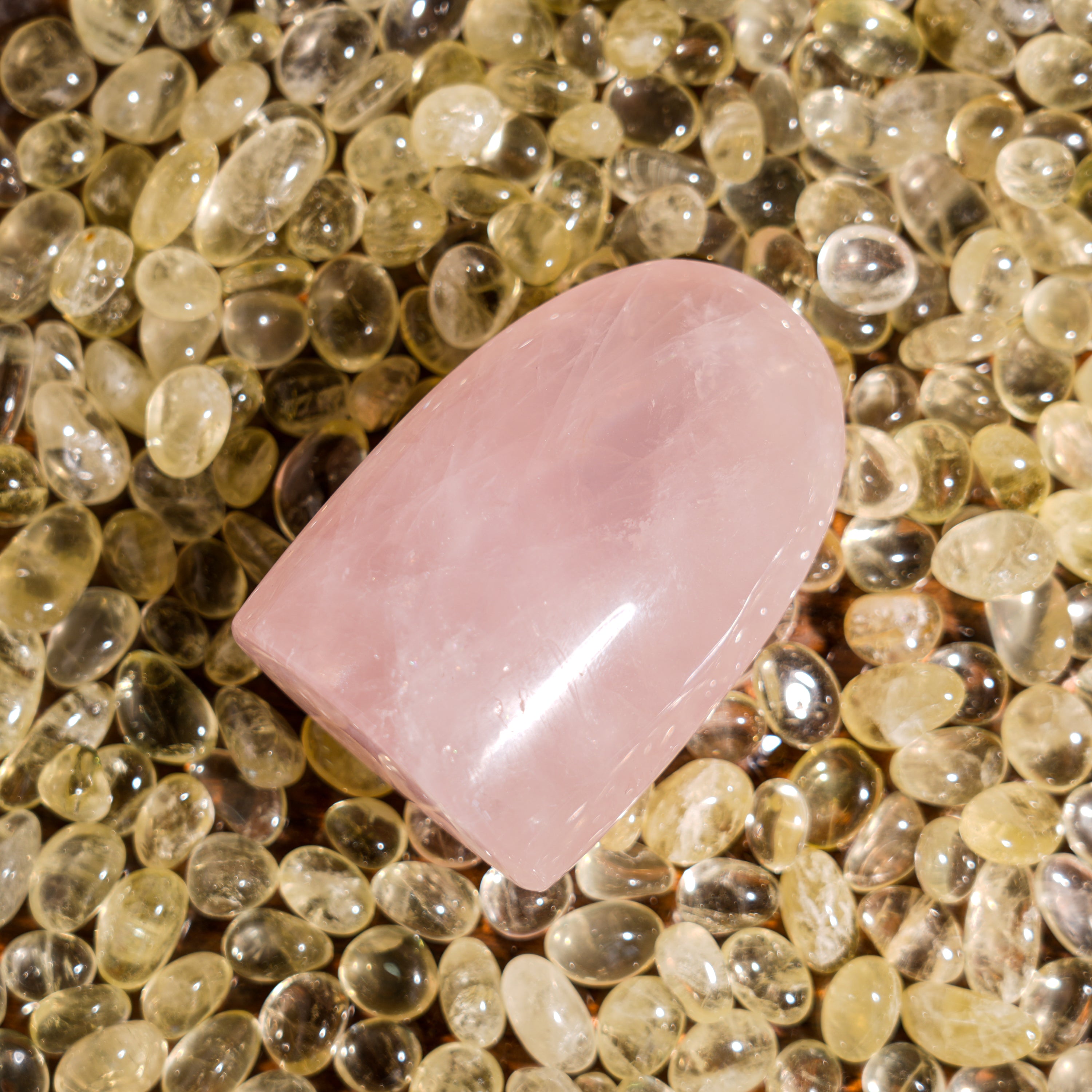 Rose Quartz Freeform-Helmsman Crystal