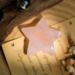 Rose Quartz Pentagram - helmsman - crystal