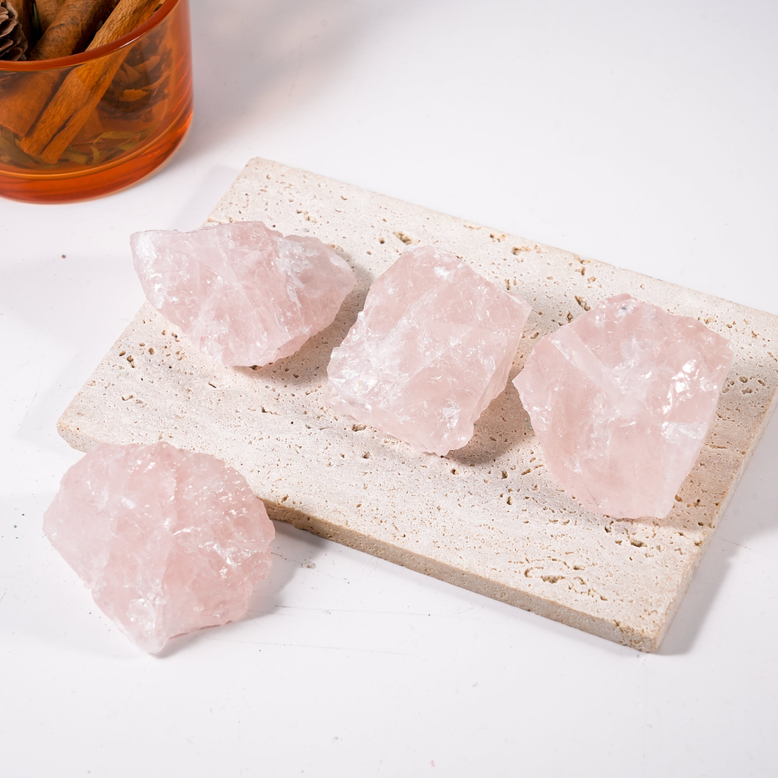 Rose Quartz Rough - Helmsman Crystal - Healing Crystal