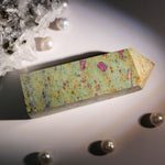 Ruby Fuchsite Tower - helmsman - crystal
