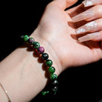 Ruby in Zoisite Bracelet - helmsman - crystal