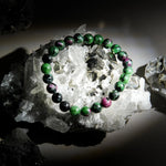 Ruby in Zoisite Bracelet - helmsman - crystal