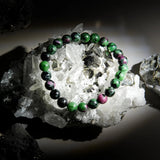 Ruby in Zoisite Bracelet - helmsman - crystal