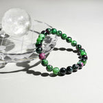 Ruby in Zoisite Bracelet - helmsman - crystal