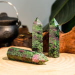 Ruby in Zoisite Point - helmsman - crystal