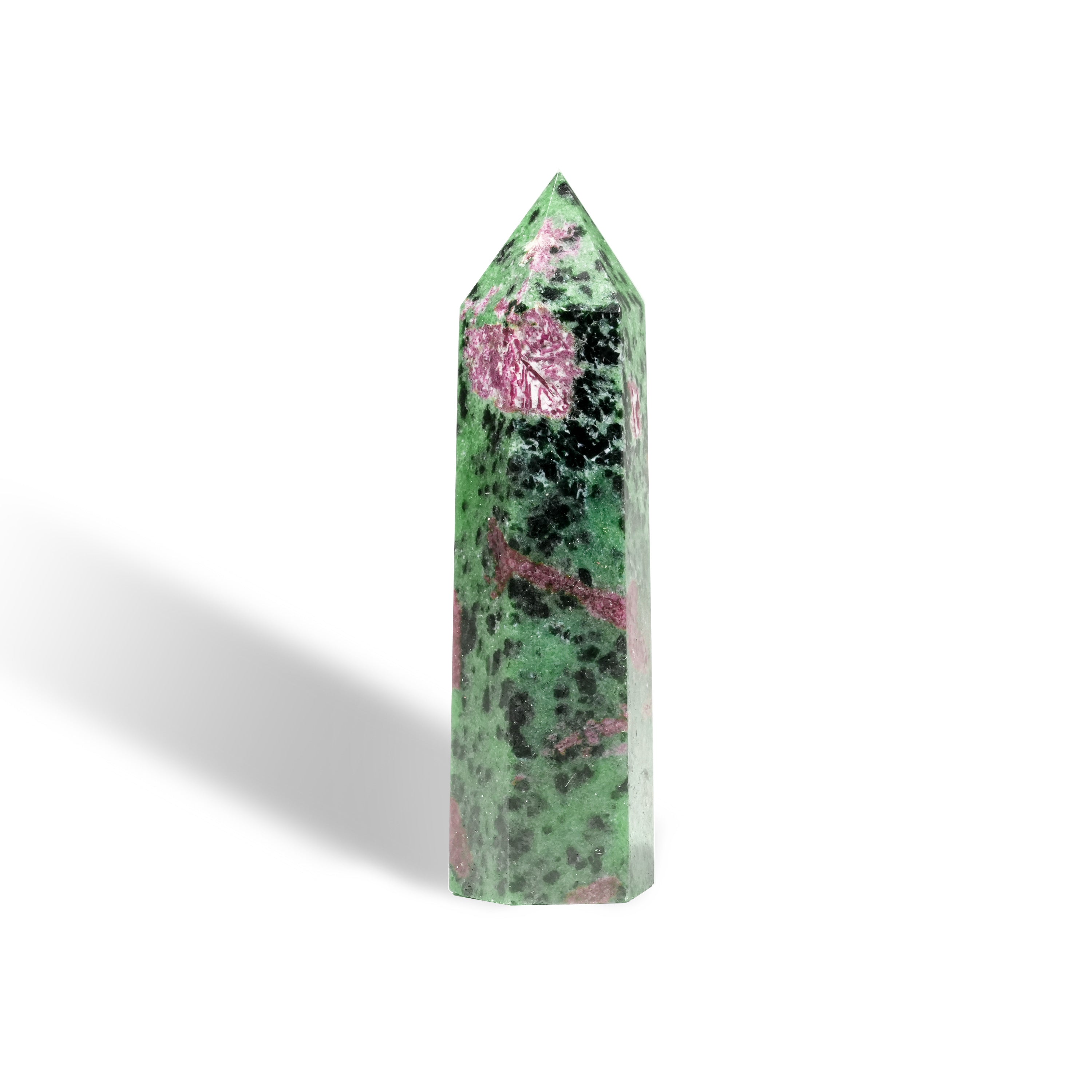 Ruby in Zoisite Point-Helmsman Crystal