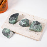 Ruby in Zoisite Rough - helmsman - crystal