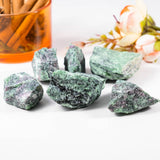 Ruby in Zoisite Rough - helmsman - crystal