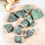 Ruby in Zoisite Rough - helmsman - crystal