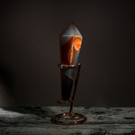Sardonyx Wand Ornament - helmsman - crystal