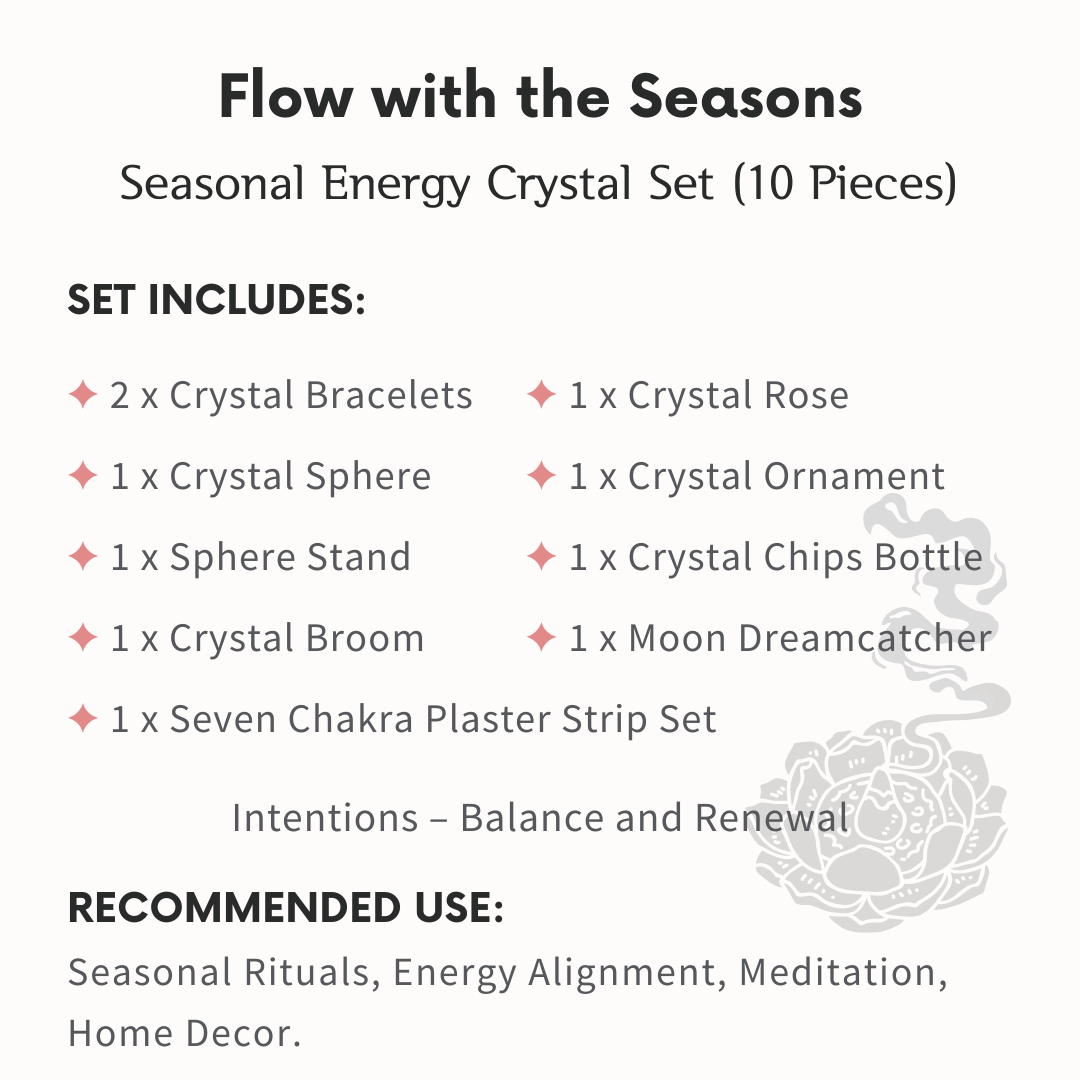 Seasonal Energy Crystal Box Set - Helmsman Crystal - Healing Crystal