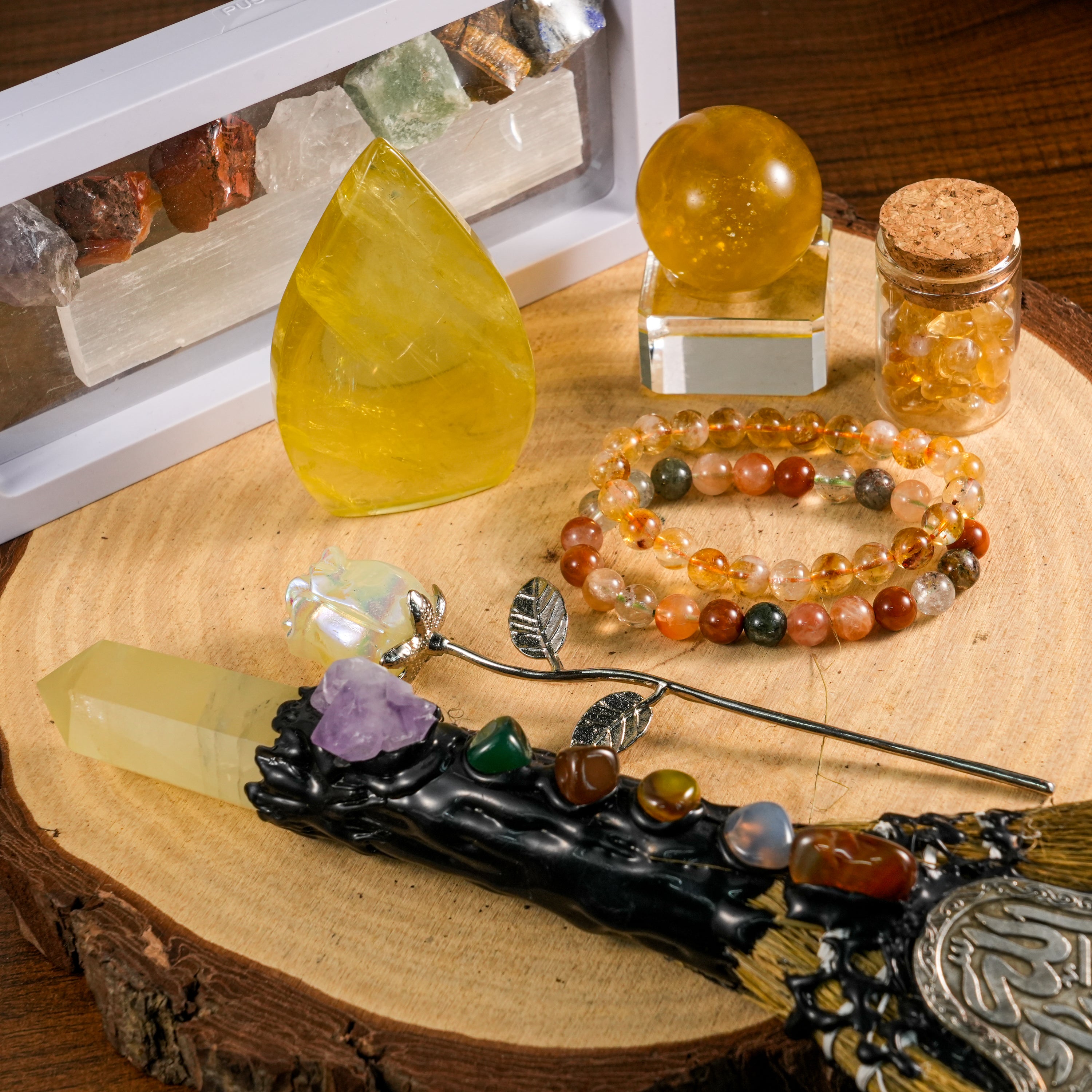 Seasonal Energy Crystal Box Set - Helmsman Crystal - Healing Crystal