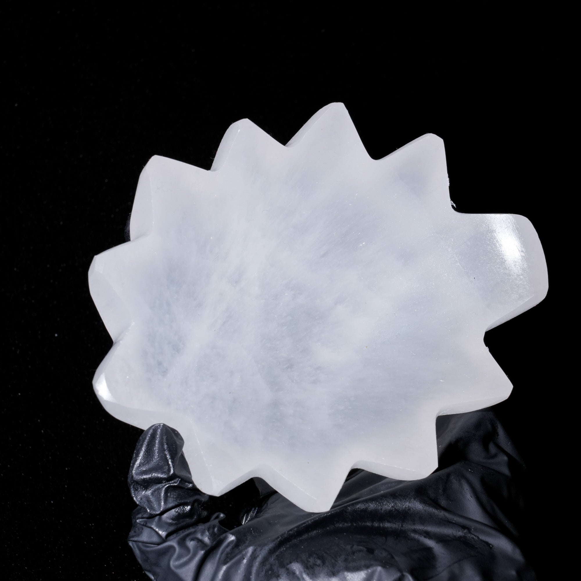 Selenite Charging Bowl - helmsman - crystal