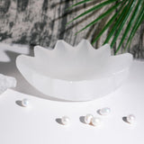 Selenite Charging Bowl - helmsman - crystal