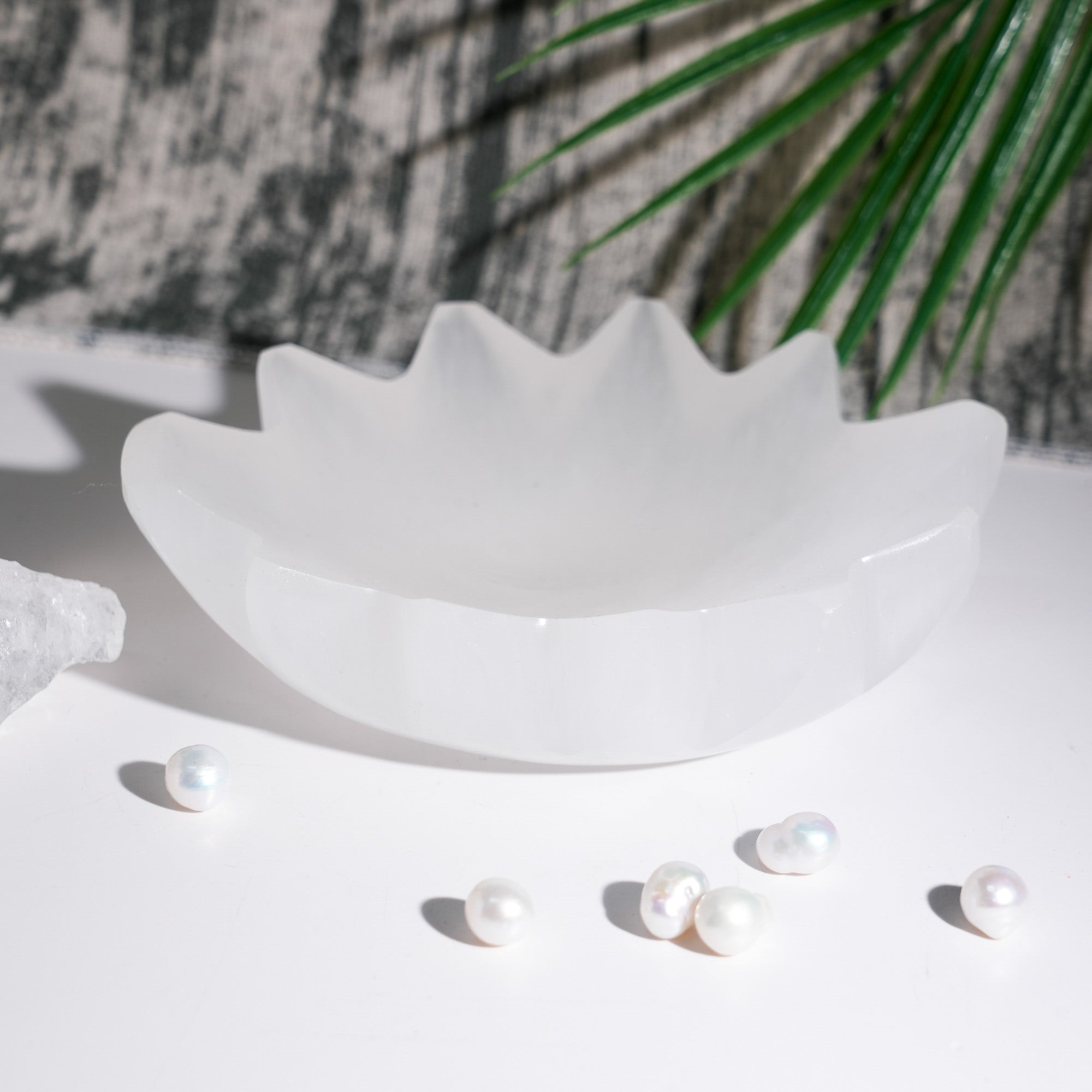 Selenite Charging Bowl - helmsman - crystal