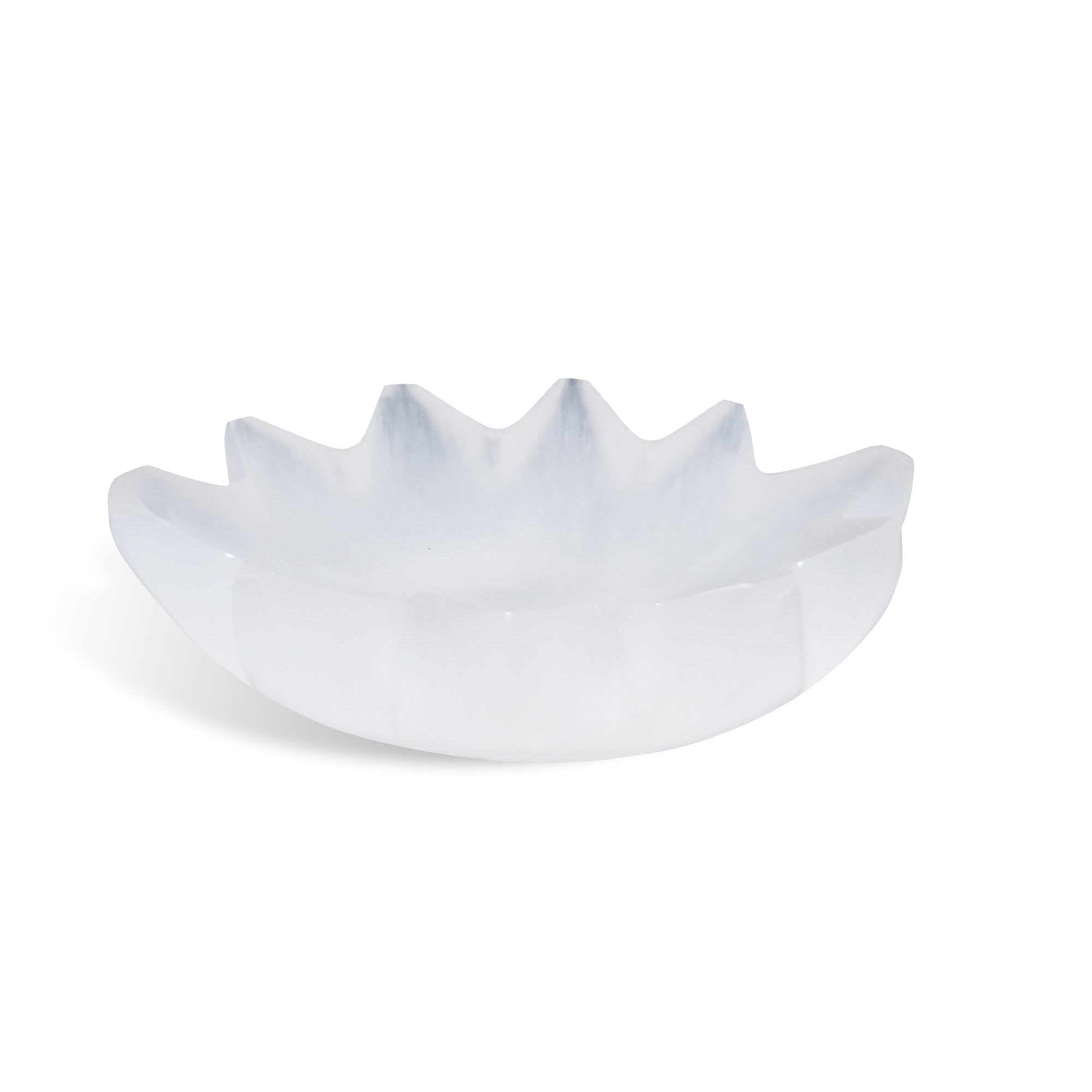 Selenite Charging Bowl - helmsman - crystal