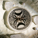 Selenite Charging Plate - helmsman - crystal