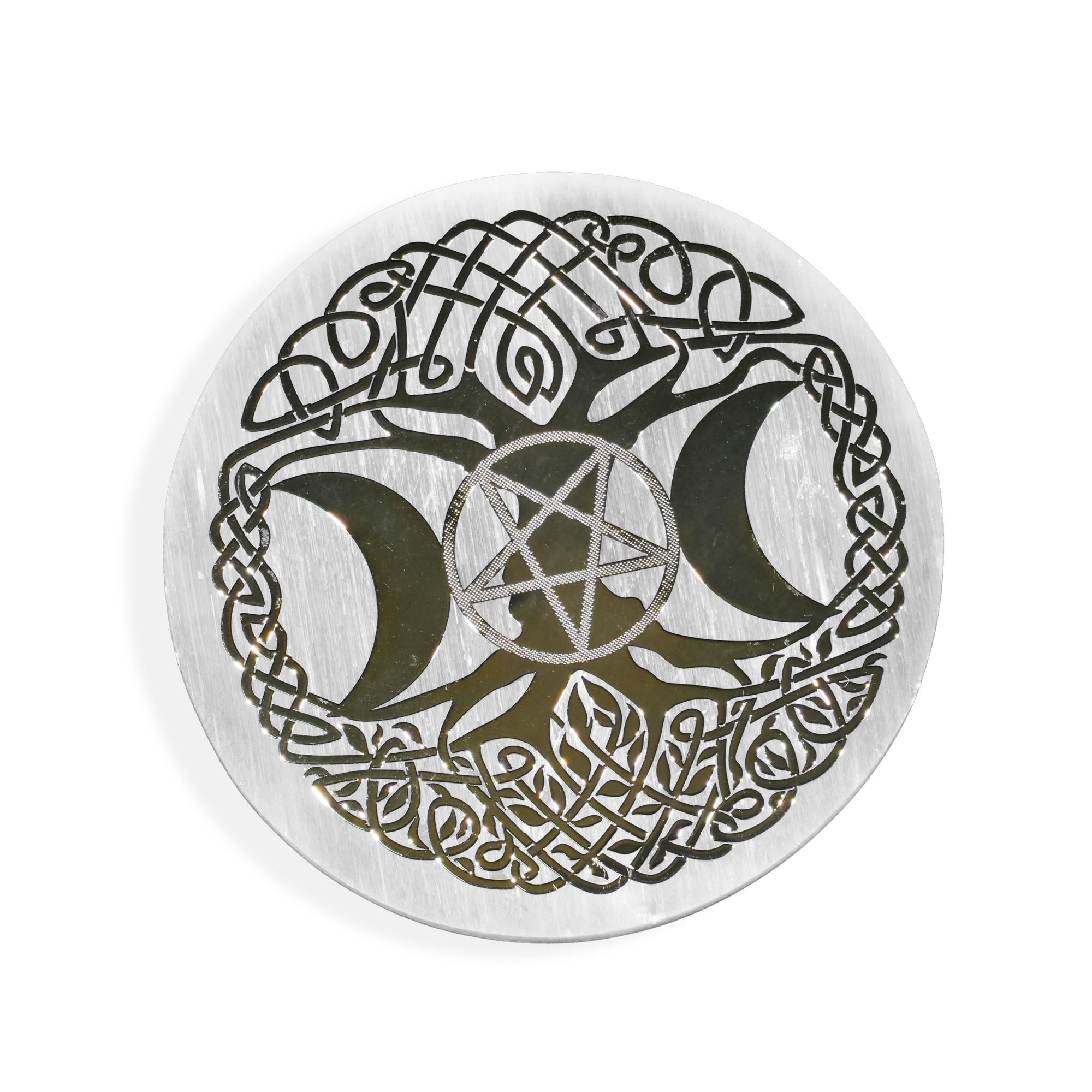 Selenite Charging Plate - helmsman - crystal