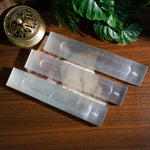 Selenite Charging Slab - helmsman - crystal
