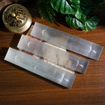Selenite Charging Slab - Helmsman Crystal - Healing Crystal