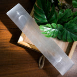 Selenite Charging Slab - Helmsman Crystal - Healing Crystal