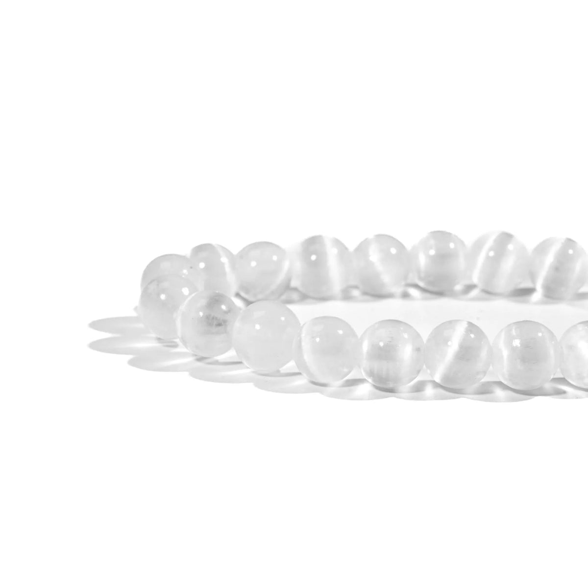 Selenite Crystal Bracelet - helmsman - crystal