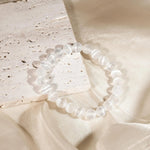 Selenite Crystal Bracelet - helmsman - crystal