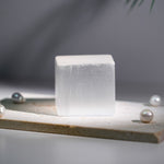Selenite Cube - helmsman - crystal
