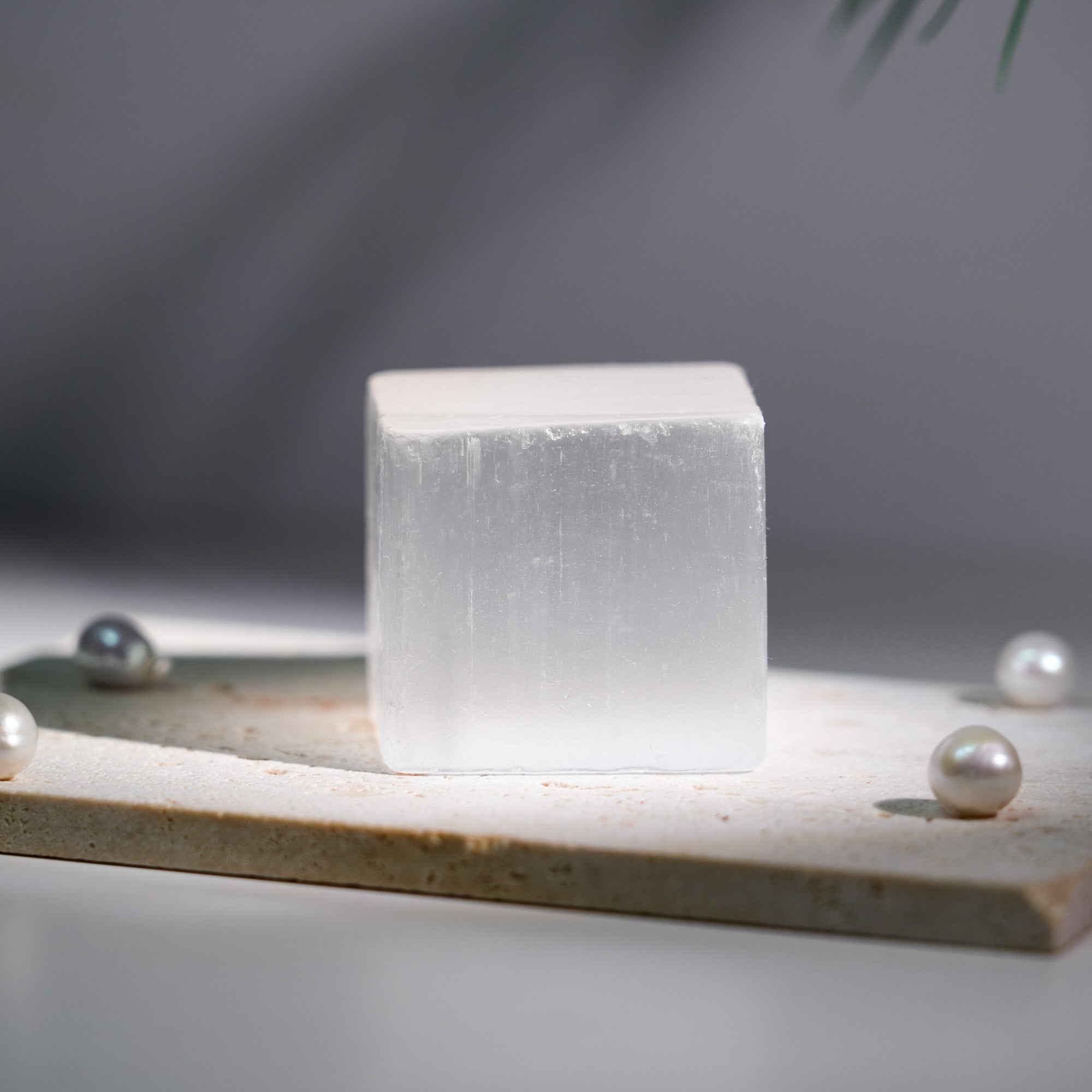 Selenite Cube - helmsman - crystal