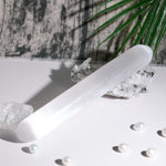 Selenite Cylinder Wand - Helmsman Crystal - Healing Crystal