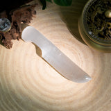 Selenite Dagger - helmsman - crystal