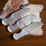 Selenite Dagger - helmsman - crystal