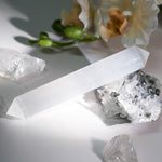 Selenite Double Terminated Wand - helmsman - crystal