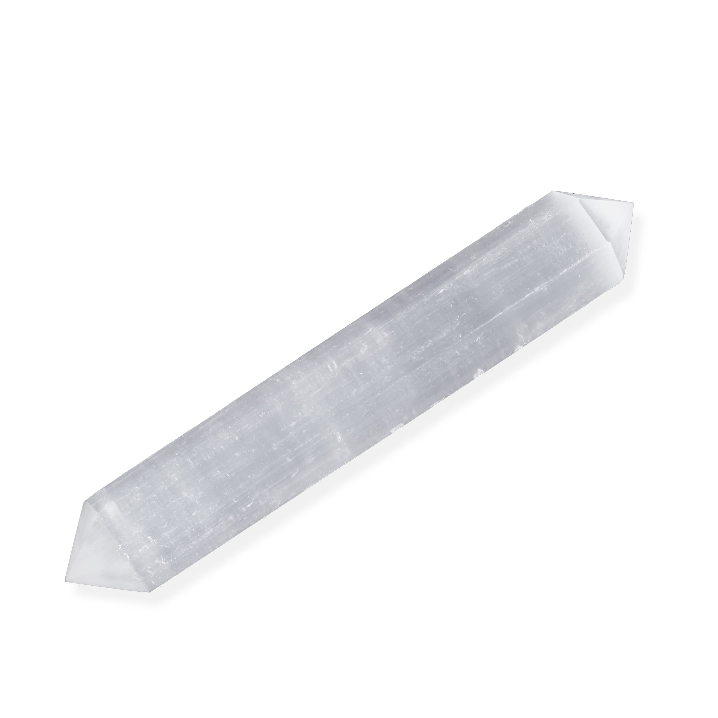 Selenite Double Terminated Wand - Helmsman Crystal - Healing Crystal