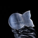 Selenite Fish Shape Charging Bowl - Helmsman Crystal - Healing Crystal