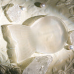 Selenite Fish Shape Charging Bowl - Helmsman Crystal - Healing Crystal