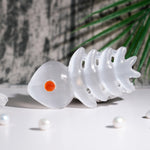 Selenite Fishbone - helmsman - crystal