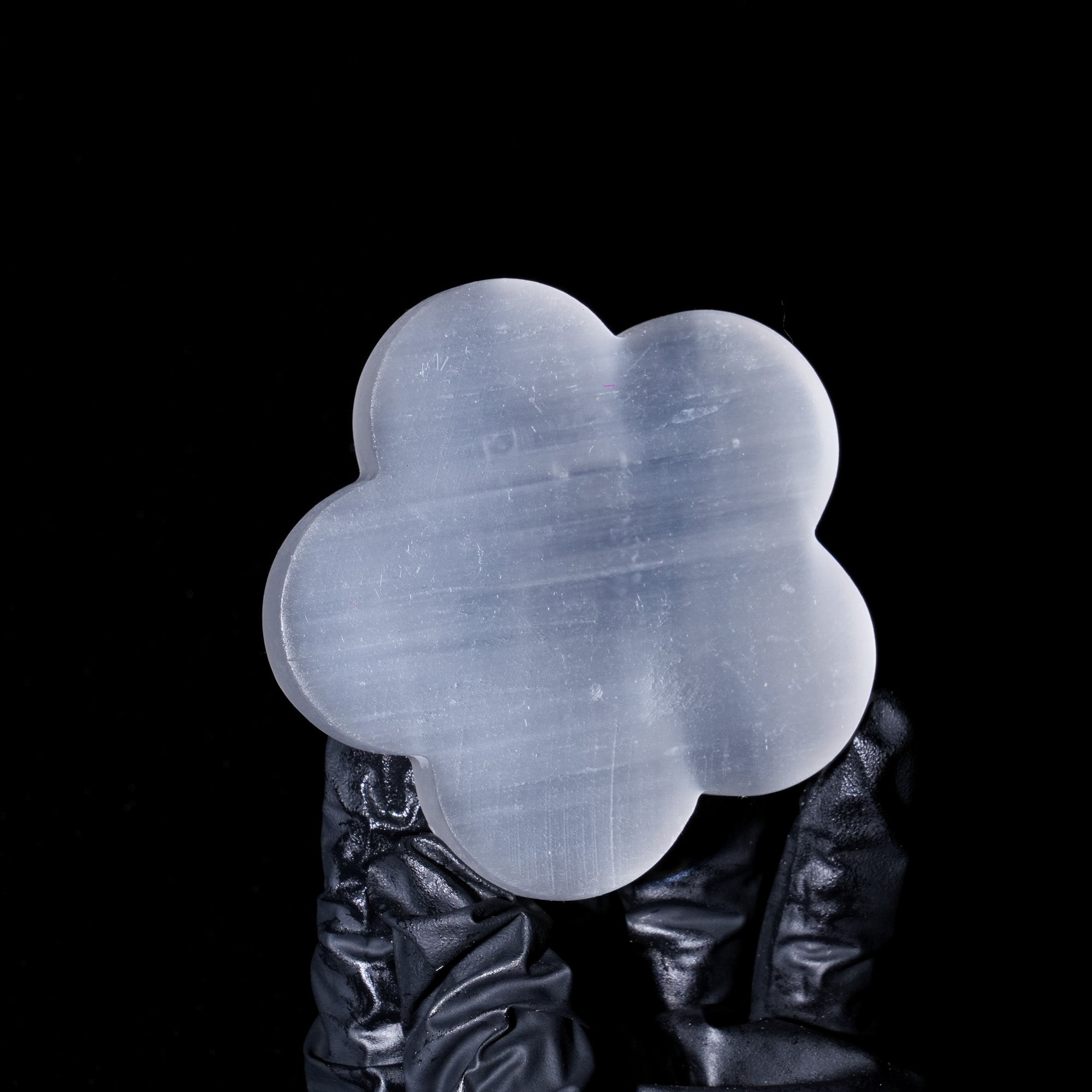 Selenite Flower Slices - helmsman - crystal