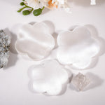 Selenite Flower Slices - helmsman - crystal