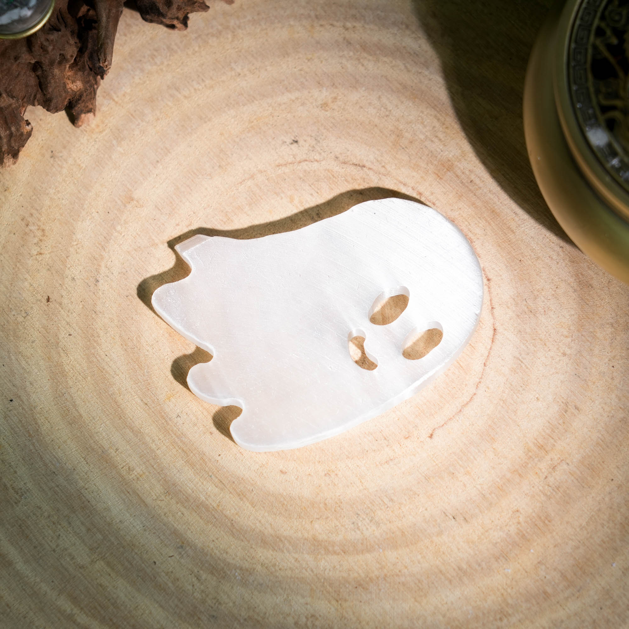Selenite Ghost - helmsman - crystal