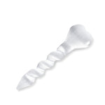 Selenite Heart Spiral Wand - helmsman - crystal