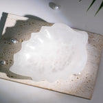 Selenite Leaves Charging Bowl - helmsman - crystal