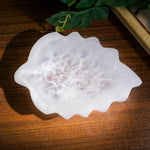 Selenite Leaves Charging Bowl - helmsman - crystal