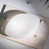 Selenite Oval Charging Bowl - Helmsman Crystal - Healing Crystal